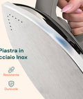 Ferro da Stiro a Caldaia 2000W – Piastra Inox e Vapore Continuo