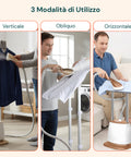 Ferro da Stiro a Vapore Verticale 1580W con Accessori e Serbatoio 1500ml