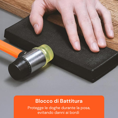 Set Attrezzi per Installazione di Pavimenti – Include Martello e Distanziatori