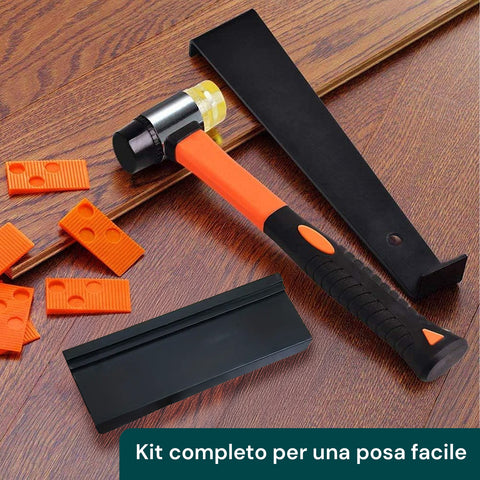 Set Attrezzi per Installazione di Pavimenti – Include Martello e Distanziatori
