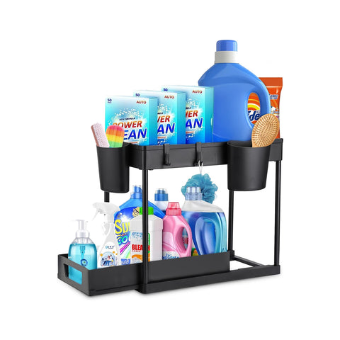 Multifunctionele organizer 40x21,5x37 cm met legplanken en accessoires inbegrepen