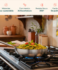 Saltapasta Chef 32 cm – Alluminio Satinato Naturale – Full Induction