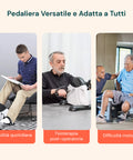 Pedaliera versatile e adatta a tutti: mobilità quotidiana, fisioterapia post-operatoria e supporto per difficoltà motorie