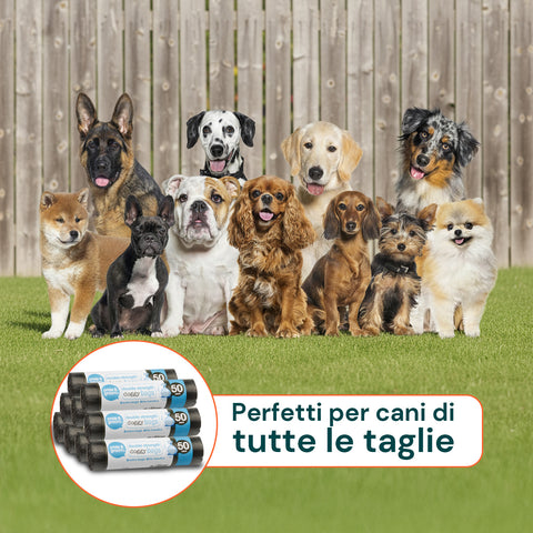 Sacchetti Per Bisogni Cani Set da 50