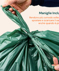 Sacchi Per la Spazzatura Con Manico A Cravatta Set da 10 50l
