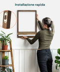 Set 4 Mensole a Muro in Legno Diverse Misure – Design Moderno e Resistente