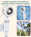 Doccia Portatile 5200 mAh per Campeggio – 120 Min Di Autonomia e Ricarica USB