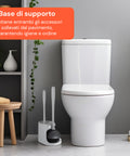 Set WC 3 in 1 con Scopino, Sturalavandino e Base Salvaspazio Igienica