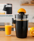 Spremiagrumi elettrico 40W con beccuccio richiudibile antigoccia e serbatoio 0,5L, perfetto per succhi freschi senza sprechi