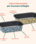 Teglia AirFry Antiaderente Senza PFOA per Friggitrice ad Aria e Forno
