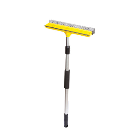 Raamtrekker van 24 cm met uitschuifbare steel – raamwisser van PP en aluminium, 79–120 cm