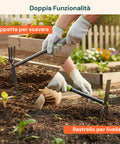 Zappetta/Rastrello Da Giardino In Acciaio 31cm