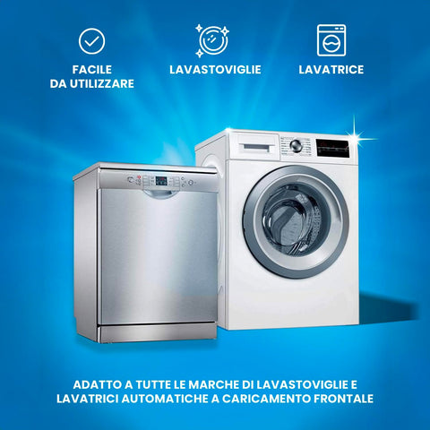 Disincrostante Duzzit Power 80g per Lavatrice e Lavastoviglie in Bustina Monodose Ean-5053249213903