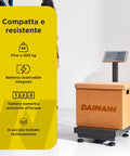 Bilancia elettronica con struttura richiudibile
