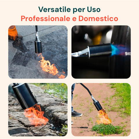 Kit Cannello Alta Portata 54kw con Tubo da 10m e Accensione Automatica