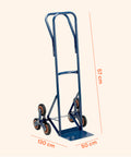 Carrello Trasporto Per Scale Con Portata Massima Di 120 Kg Blu