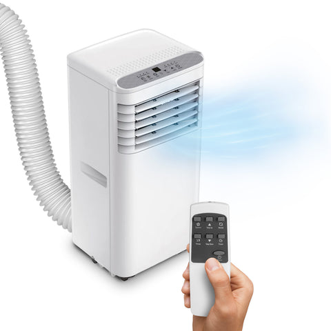 Draagbare airconditioner 9000 BTU, 3-in-1-luchtontvochtiger met timer en afstandsbediening