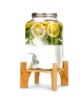 Dispenser Bevande in Vetro 8L con Rubinetto in Alluminio
