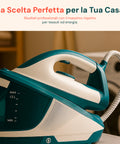 Ferro da Stiro con Caldaia con Piastra Ceramica e Sistema Autopulente 2200W