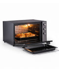 Forno Ventilato Grande Capacità 70L 2500W Nero, Doppia Resistenza e 4 Funzioni
