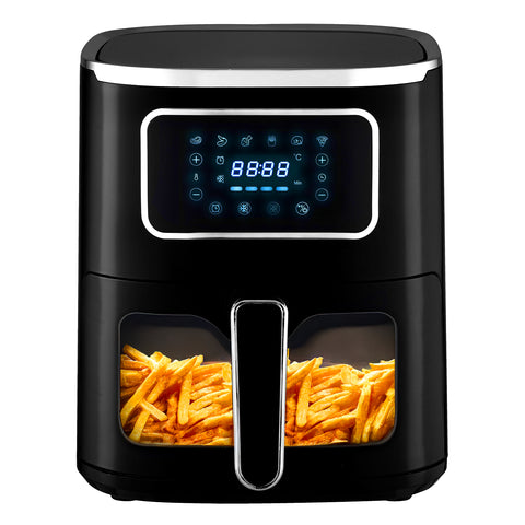 Friggitrice ad Aria 7,5L 1600W con Pannello LED e 6 Programmi Automatici