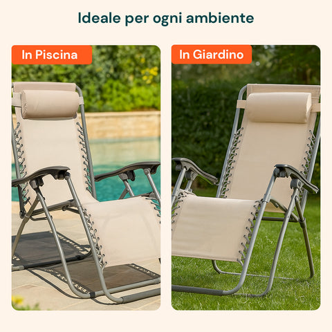 Ideale per ogni ambiente: in piscina e in giardino, versatile per terrazzo e spazi outdoor dedicati al relax