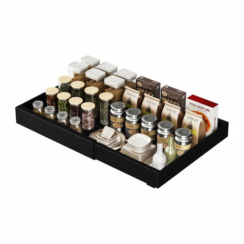 Cassetto Estensibile Universale in Acciaio 30-50 cm - Portata 8kg
