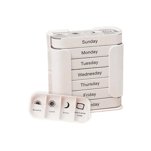 avilia home organizer pillole settimanale 7 giorni con contenitori giornalieri rimovibili e portatili ean 8052879011429