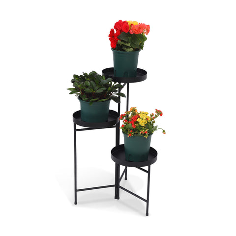 avilia home portavasi in ferro a 3 ripiani 20 cm supporto piante da interno ean 8056819053227