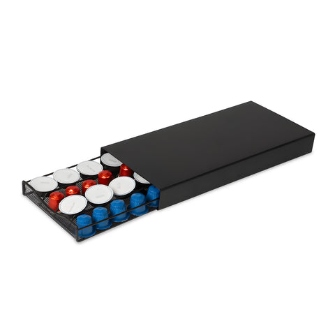 2-in-1-capsulehouder, compatibel met Nespresso en A Modo Mio, met basis voor koffiemachine