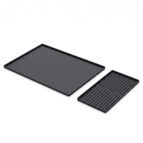 Opvouwbare siliconenmat 2-in-1 met hoge randen – waterdicht en stofwerend met antislipbasis