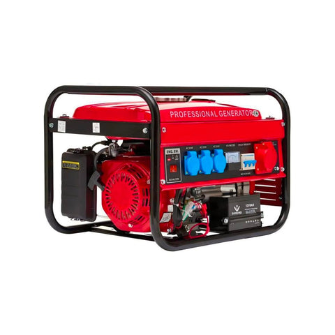 Generatore Di Corrente Con Motore A Benzina E Serbatoio 15l 9000w