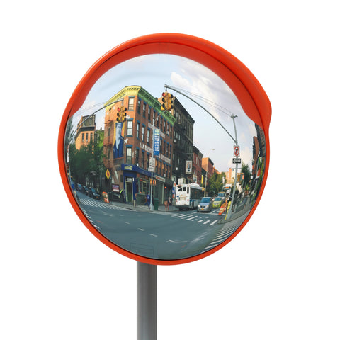 Specchio Parabolico di Sicurezza Ø60 cm con Staffe di Fissaggio