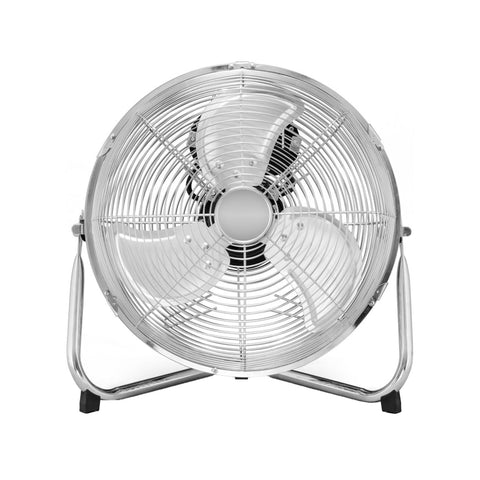 Metalen vloerventilator met 3 bladen en 3 snelheden, 130 W, 45 cm