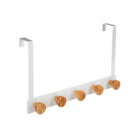 immagine-1-five-simply-smart-appendiabiti-con-5-ganci-in-metallo-e-bambu-bianco-ean-3560234521810