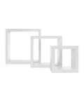 five simply smart set 3 mensole da parete a cubo tre dimensioni in mdf bianco ean 3560234489806