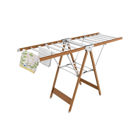 Opvouwbaar houten droogrek, 13 m