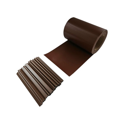 Frangivista Per Balcone E Giardino In Pvc 19x3500cm Marrone