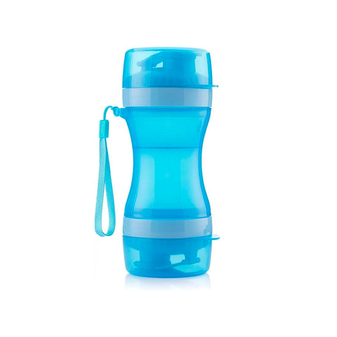 Fles met dispenser voor water en voer voor huisdieren 300-200 ml