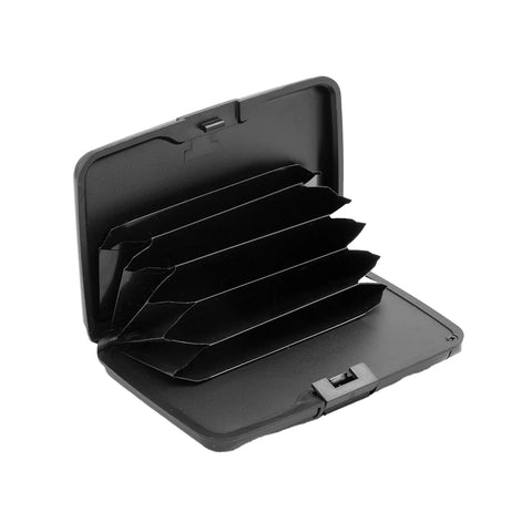 Kaarthouder met RFID-bescherming en powerbank