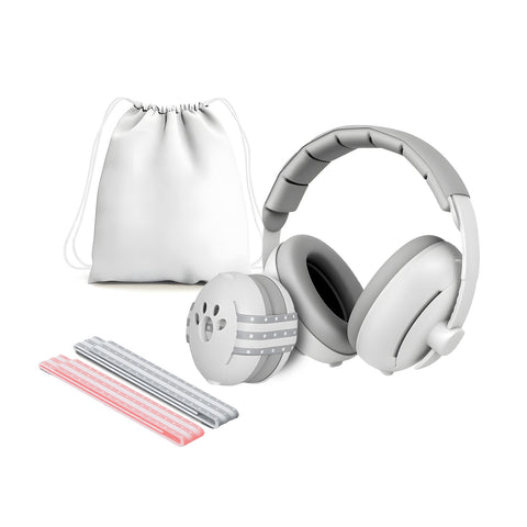 Gehoorbeschermers voor baby’s van 0–36 maanden en kinderen van 3–8 jaar – complete 2-in-1-set