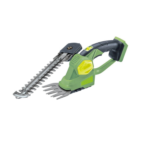 Heggenschaar met aluminium mes van 20 cm en heggenschaar voor struiken en heesters van 9,2 cm, 20 V – 230 Hz