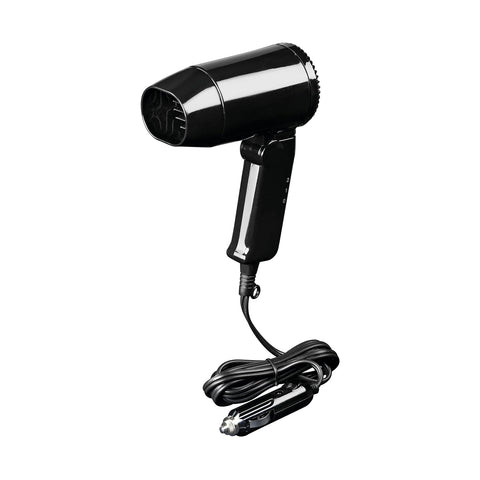 Haardroger en ontdooier voor auto's, 18 V/180 W, zwart