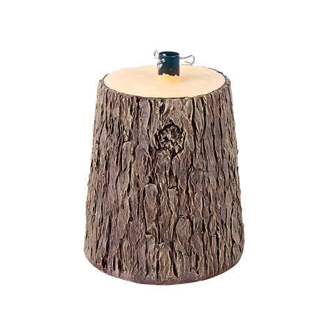Base Per Albero Di Natale a Forma di Tronco 33x27xh55cm
