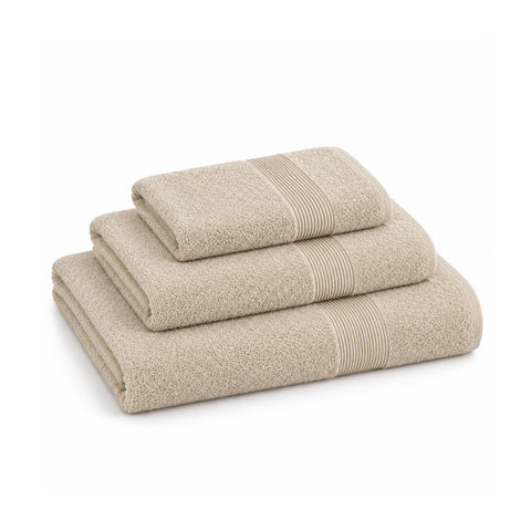 Set van 3 handdoeken van 100% katoen – badset met badlaken 90x140, handdoek 60x100 en gastendoekje 40x60 cm, zacht en absorberend, 6 kleuren