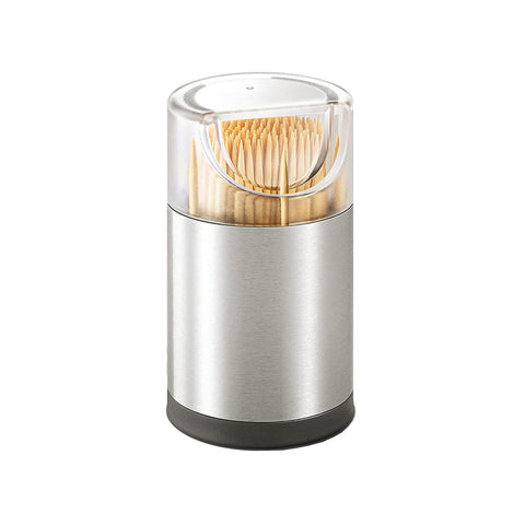 Dispenser Di Stuzzicadenti In Acciaio E Plastica 4,5x8cm