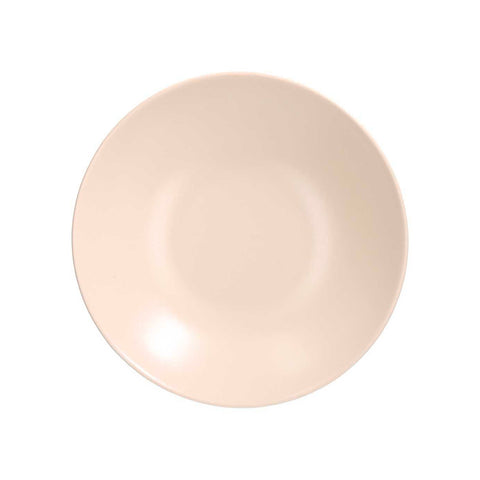 Diep bord Fabric crème 22 cm