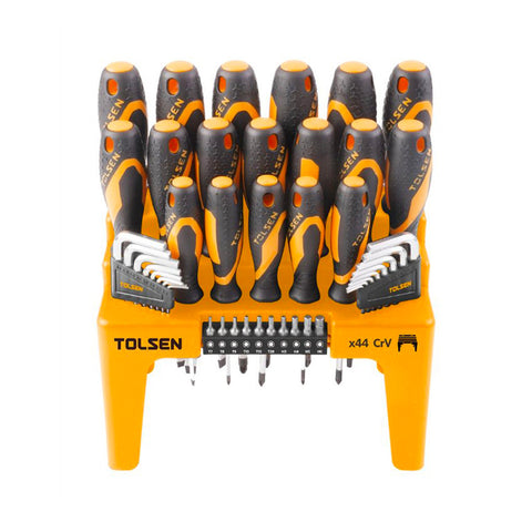 immagine-1-tolsen-set-17-cacciavite-16-chiavini-esagonali-e-10-inserti-ean-6933528722021