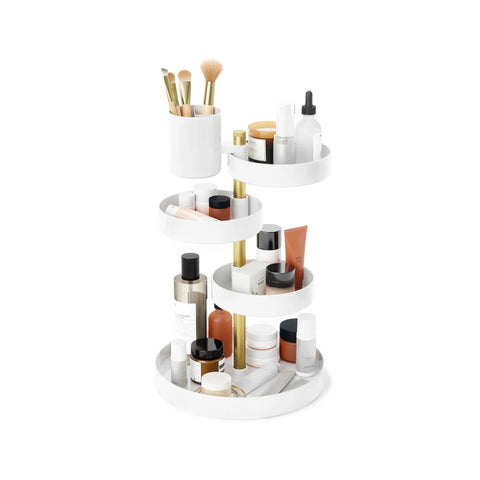 Organizer Per Cosmetici A 5 Ripiani Girevoli 23x35cm