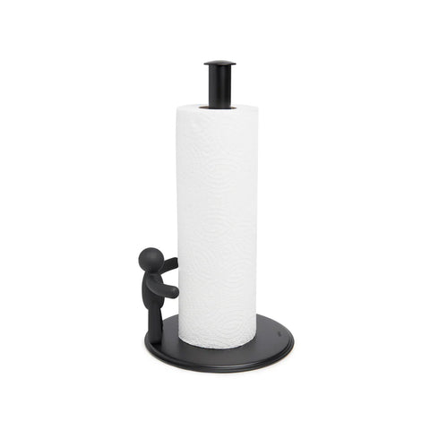 immagine-1-umbra-portarotolo-da-cucina-in-acciaio-nero-ean-028295393553